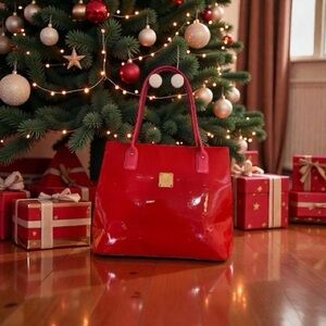 Authentic MCM Limited Edition Tote Bag Patent